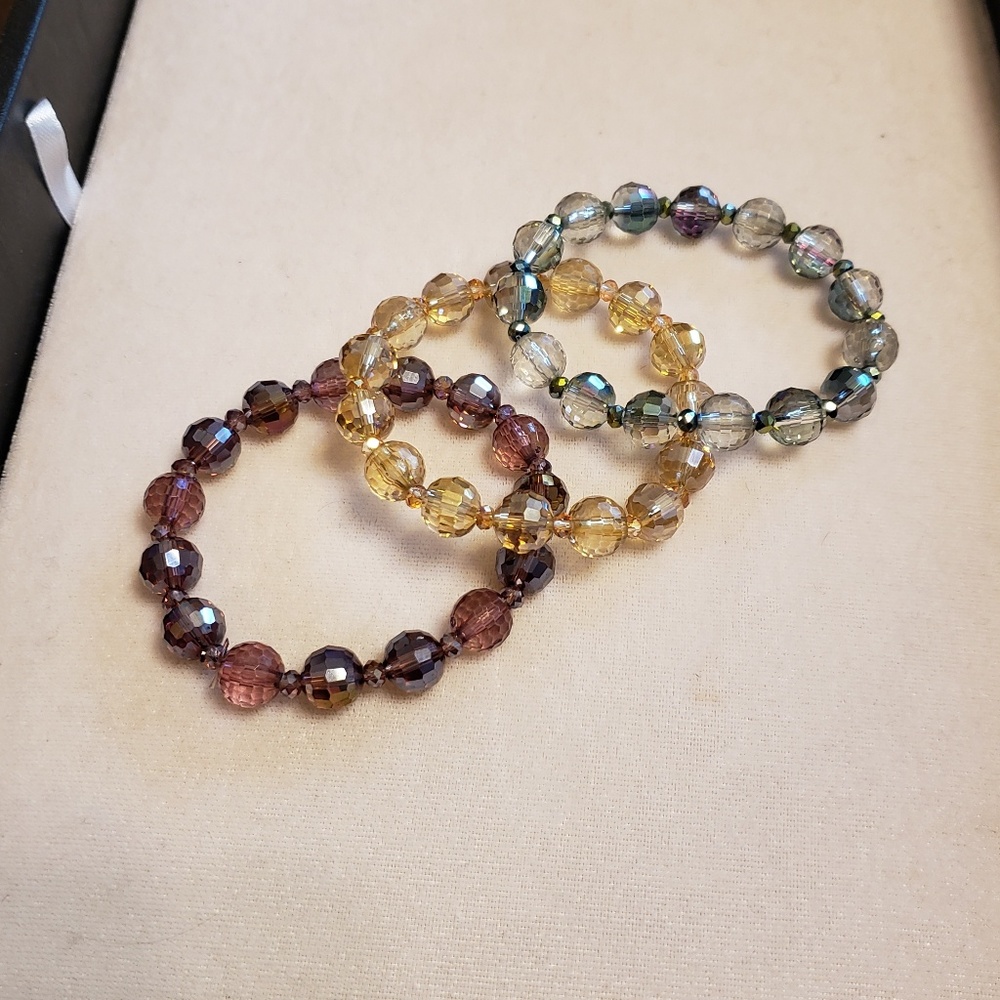 Stretch beaded bracelets